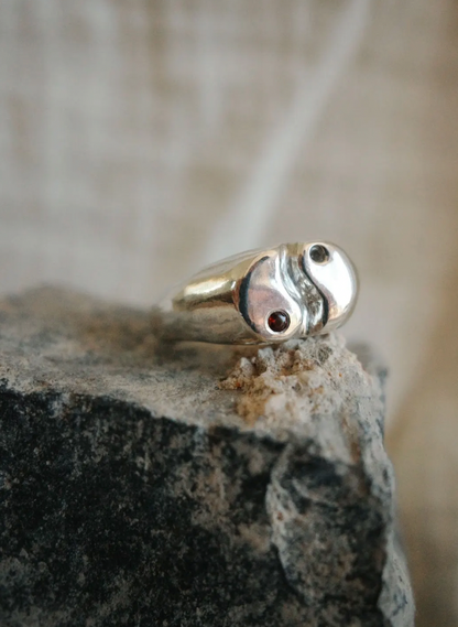 Yin Yang signet ring